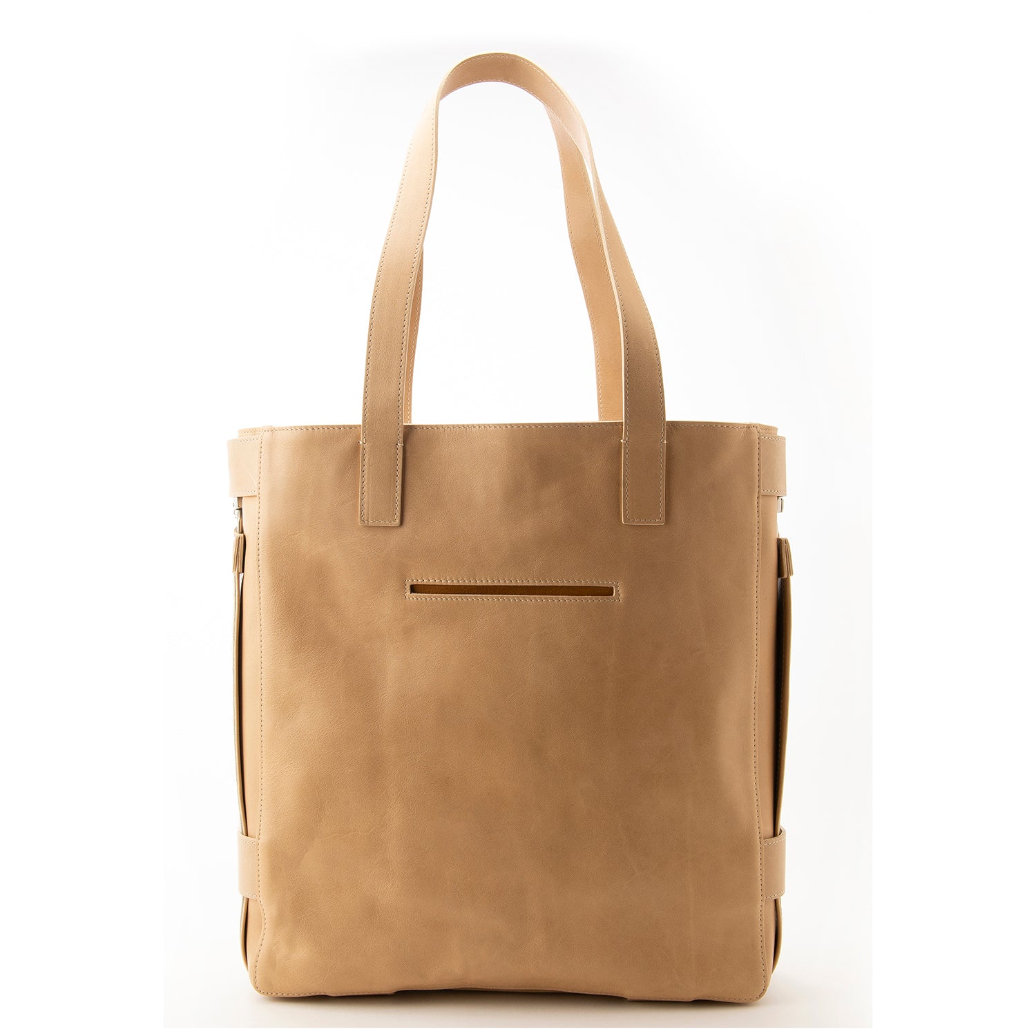 Taupe Leather Terra Tote