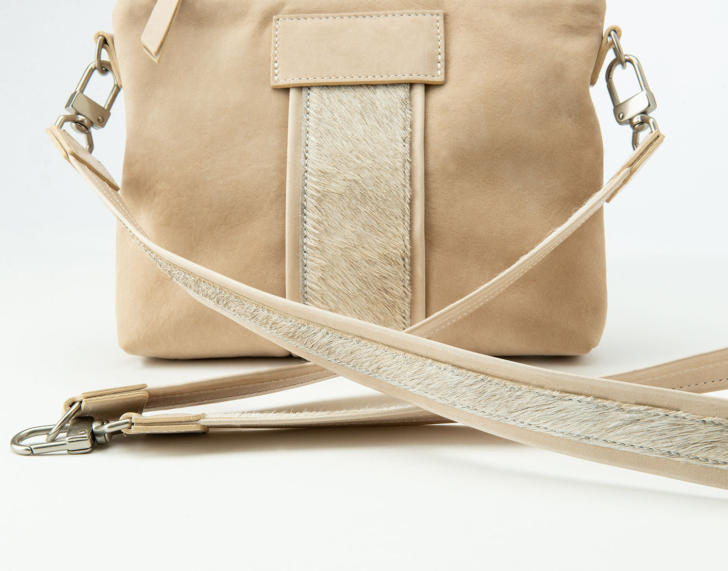 Taupe Nubuck Camino Clutch